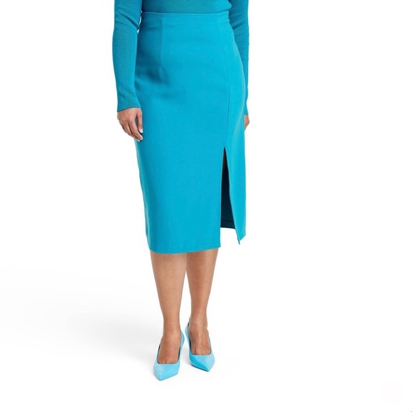 NWT Sergio Hudson × Target High-Waist Slitted Pencil Skirt - XS or S - Picture 3 of 5